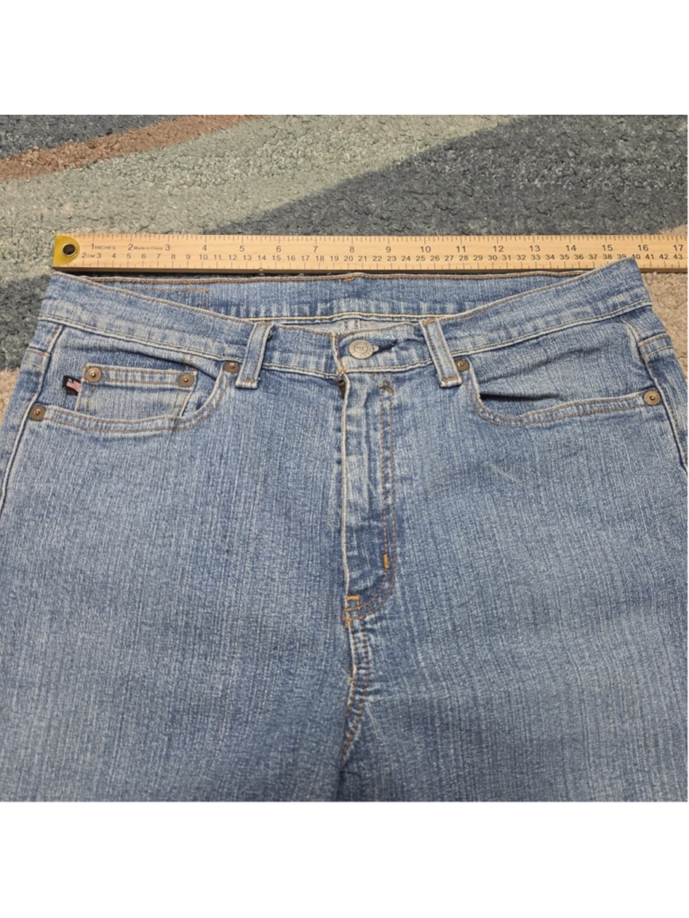 Polo Jeans Co Ralph Lauren Womens 10x32 Blue Denim Bootcut Jeans - Picture 8 of 11